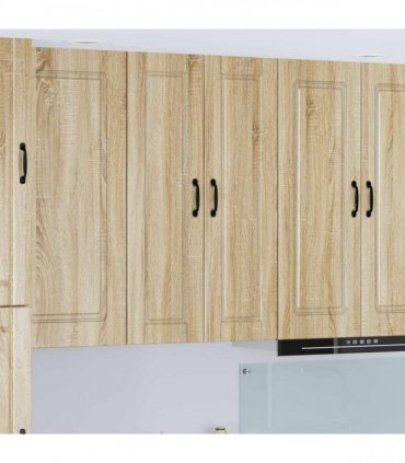 vidaXL Wall Cabinet PORTO Sonoma Oak 30 x 31 x 100 cm Engineered Wood — Model: 1x wall cabinet (1 door)