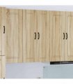 vidaXL Wall Cabinet PORTO Sonoma Oak 30 x 31 x 100 cm Engineered Wood — Model: 1x wall cabinet (1 door)