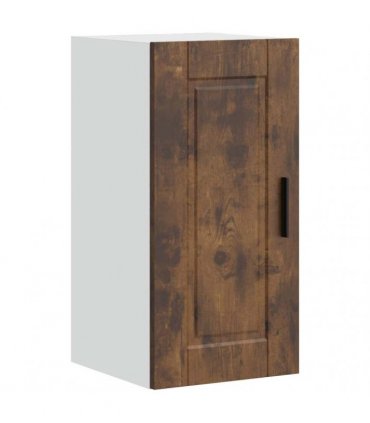vidaXL Kitchen Wall Cabinet Porto Smoked Oak Engineered Wood — Size: 30 x 31 x 60 cm, Model: 1x wall cabinet (1 door)