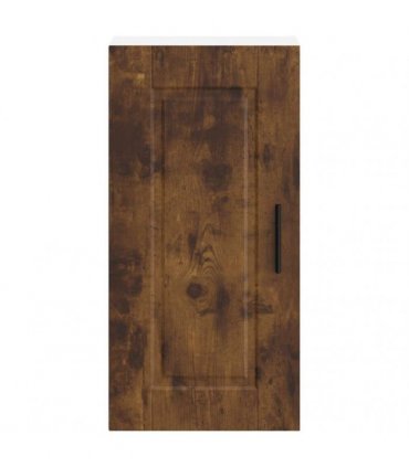 vidaXL Kitchen Wall Cabinet Porto Smoked Oak Engineered Wood — Size: 30 x 31 x 60 cm, Model: 1x wall cabinet (1 door)
