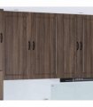 vidaXL Wall Cabinet PORTO Brown Oak 50 x 31 x 100 cm Engineered Wood — Model: 1x wall cabinet (1 door)