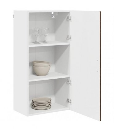 vidaXL Wall Cabinet PORTO Brown Oak 50 x 31 x 100 cm Engineered Wood — Model: 1x wall cabinet (1 door)