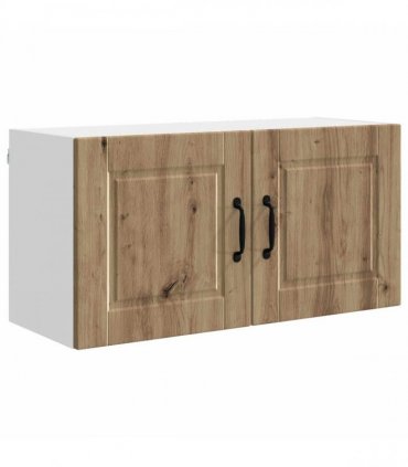 vidaXL Wall Cabinet PORTO Artisan Oak 80 x 31 x 40 cm Engineered Wood — Model: 1x wall cabinet (2 doors)