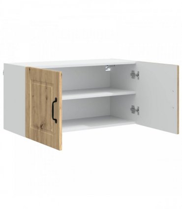 vidaXL Wall Cabinet PORTO Artisan Oak 80 x 31 x 40 cm Engineered Wood — Model: 1x wall cabinet (2 doors)