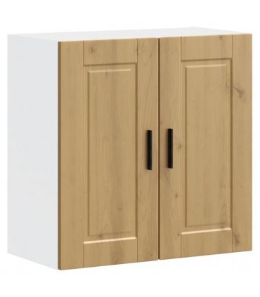 vidaXL Kitchen Wall Cabinet Porto Artisan Oak Engineered Wood — Size: 60 x 31 x 60 cm, Model: 1x wall cabinet (2 doors)