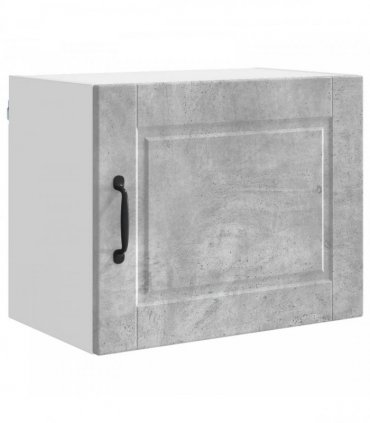 vidaXL Wall Cabinet PORTO 2 pcs Concrete Grey 50 x 31 x 40 cm — Model: 2x wall cabinet (1 door)