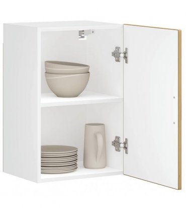 vidaXL Kitchen Wall Cabinet Porto Artisan Oak Engineered Wood — Size: 40 x 31 x 60 cm, Model: 1x wall cabinet (1 door)