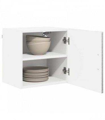 vidaXL Wall Cabinet PORTO 2 pcs Grey Sonoma 40 x 31 x 40 cm — Model: 2x wall cabinet (1 door)