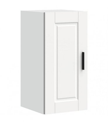 vidaXL Kitchen Wall Cabinet Porto White Engineered Wood — Size: 30 x 31 x 60 cm, Model: 1x wall cabinet (1 door)