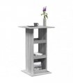 vidaXL Bar Table with Storage Grey Sonoma 60x60x102 cm Engineered Wood