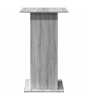 vidaXL Bar Table with Storage Grey Sonoma 60x60x102 cm Engineered Wood