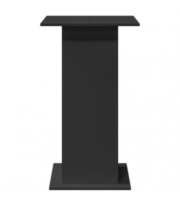 vidaXL Bar Table with Storage Black 60x60x102 cm Engineered Wood