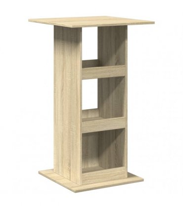 vidaXL Bar Table with Storage Sonoma Oak 60x60x102 cm Engineered Wood