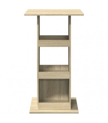 vidaXL Bar Table with Storage Sonoma Oak 60x60x102 cm Engineered Wood