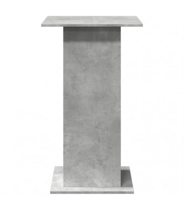 vidaXL Bar Table with Storage Concrete Grey 60x60x102 cm Engineered Wood