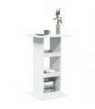 vidaXL Bar Table with Storage White 60x60x102 cm Engineered Wood