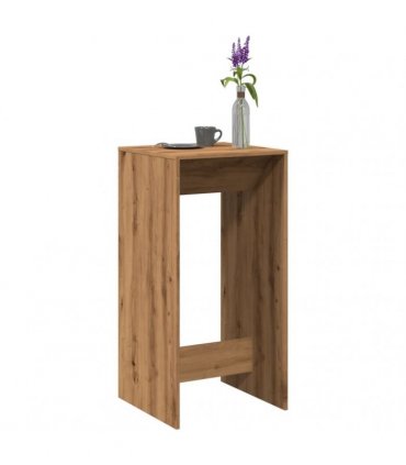 vidaXL Bar Table Artisan Oak 51x50x103.5 cm Engineered Wood — V0672054880