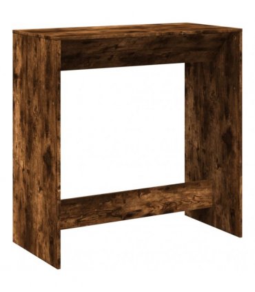 vidaXL Bar Table Smoked Oak 102x50x103.5 cm Engineered Wood — V0672054881