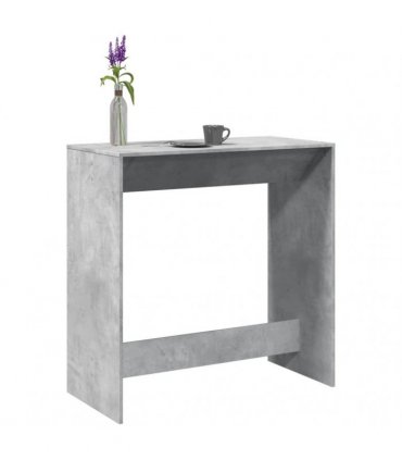 vidaXL Bar Table Concrete Grey 102x50x103.5 cm Engineered Wood — V0672054883