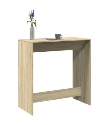 vidaXL Bar Table Sonoma Oak 102x50x103.5 cm Engineered Wood — V0672054884