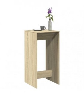 vidaXL Bar Table Sonoma Oak 51x50x103.5 cm Engineered Wood — V0672054885