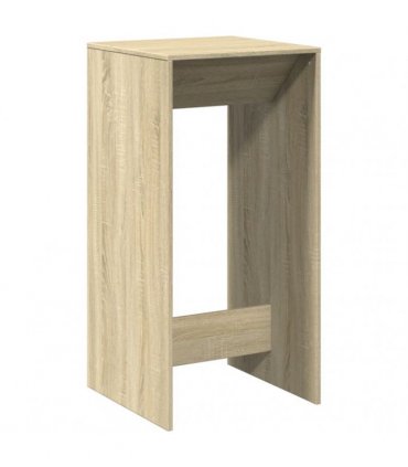 vidaXL Bar Table Sonoma Oak 51x50x103.5 cm Engineered Wood — V0672054885