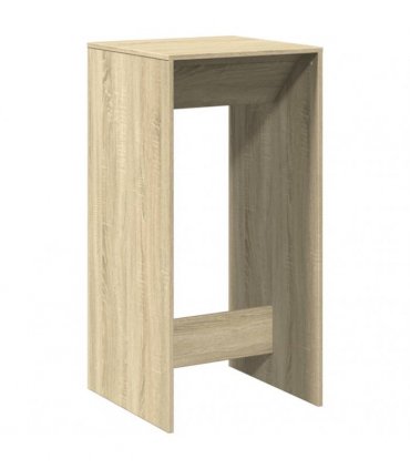 vidaXL Bar Table Sonoma Oak 51x50x103.5 cm Engineered Wood — V0672054885