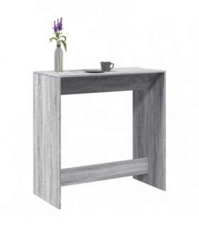 vidaXL Bar Table Grey Sonoma 102x50x103.5 cm Engineered Wood — V0672054886