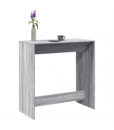 vidaXL Bar Table Grey Sonoma 102x50x103.5 cm Engineered Wood — V0672054886