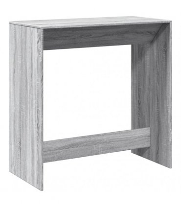vidaXL Bar Table Grey Sonoma 102x50x103.5 cm Engineered Wood — V0672054886