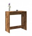 vidaXL Bar Table Old Wood 102x50x103.5 cm Engineered Wood — V0672054890