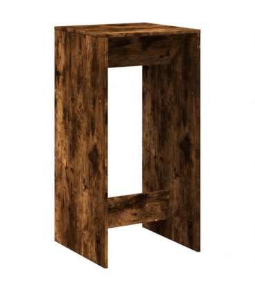 vidaXL Bar Table Smoked Oak 51x50x103.5 cm Engineered Wood — V0672054891