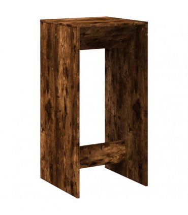 vidaXL Bar Table Smoked Oak 51x50x103.5 cm Engineered Wood — V0672054891