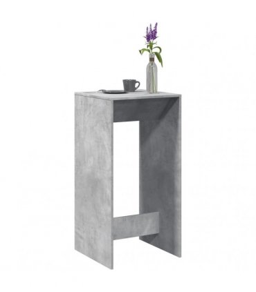 vidaXL Bar Table Concrete Grey 51x50x103.5 cm Engineered Wood — V0672054892