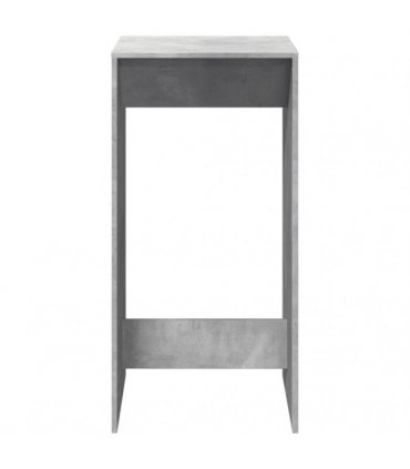vidaXL Bar Table Concrete Grey 51x50x103.5 cm Engineered Wood — V0672054892