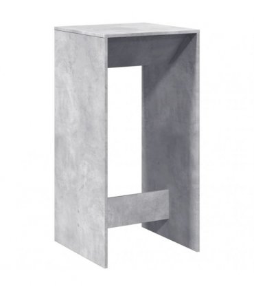 vidaXL Bar Table Concrete Grey 51x50x103.5 cm Engineered Wood — V0672054892