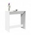 vidaXL Bar Table White 102x50x103.5 cm Engineered Wood — V0672054893