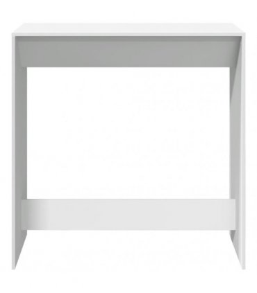 vidaXL Bar Table White 102x50x103.5 cm Engineered Wood — V0672054893