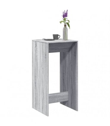 vidaXL Bar Table Grey Sonoma 51x50x103.5 cm Engineered Wood — V0672054894