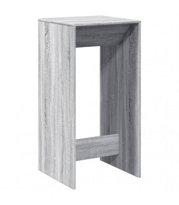 vidaXL Bar Table Grey Sonoma 51x50x103.5 cm Engineered Wood — V0672054894