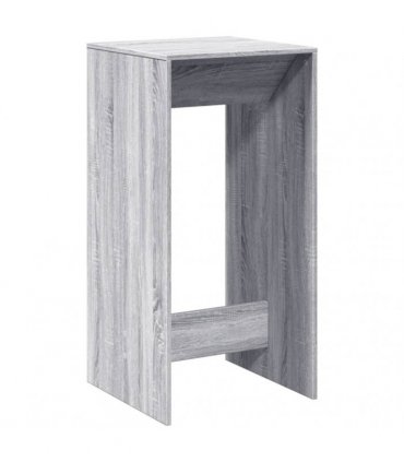 vidaXL Bar Table Grey Sonoma 51x50x103.5 cm Engineered Wood — V0672054894