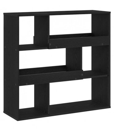 vidaXL Book Shelf Black Oak 100 x 33 x 94.5 cm Engineered Wood — V0672054896