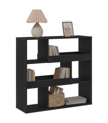 vidaXL Book Shelf Black Oak 100 x 33 x 94.5 cm Engineered Wood — V0672054896