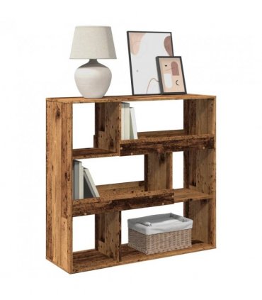 vidaXL Book Cabinet/Room Divider Old Wood 100x33x94.5 cm