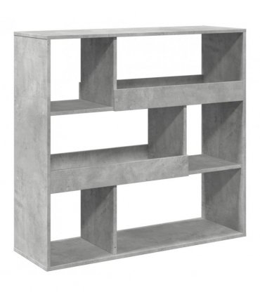 vidaXL Book Cabinet/Room Divider Concrete Grey 100x33x94.5 cm
