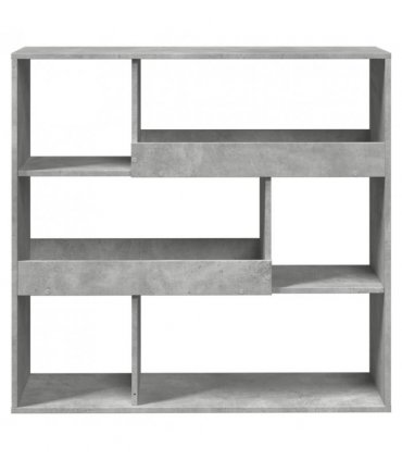 vidaXL Book Cabinet/Room Divider Concrete Grey 100x33x94.5 cm