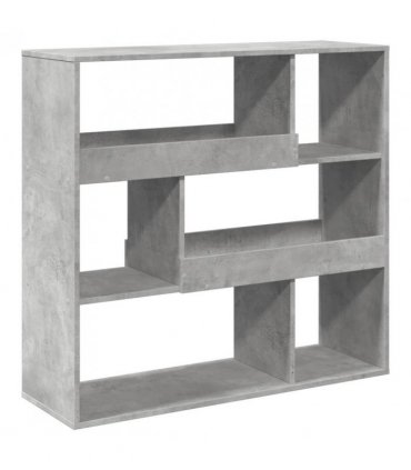 vidaXL Book Cabinet/Room Divider Concrete Grey 100x33x94.5 cm