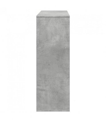 vidaXL Book Cabinet/Room Divider Concrete Grey 100x33x94.5 cm
