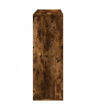 vidaXL Book Cabinet/Room Divider Smoked Oak 100x33x94.5 cm