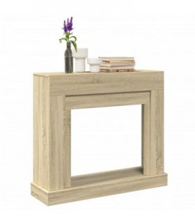vidaXL Fireplace Surround Sonoma Oak 100x30x87.5 cm Engineered Wood